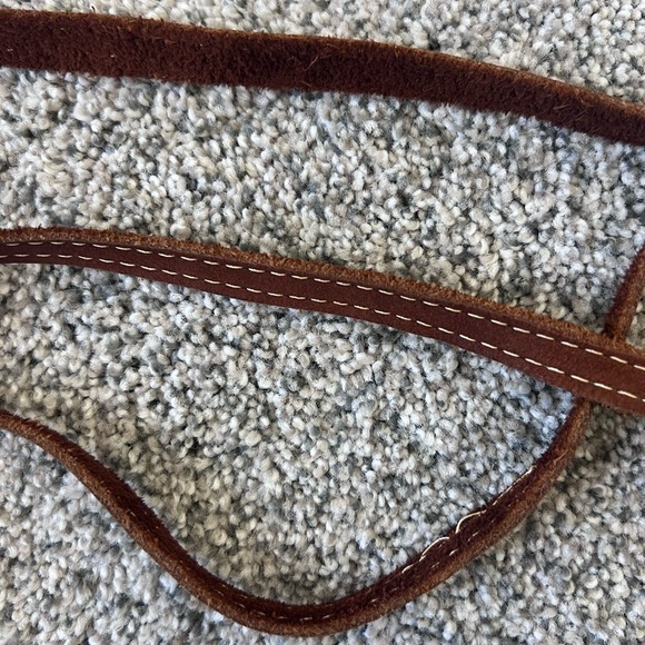 Guatemala Colorful Blue/white/Yellow Floral Woven Leather Strap Crossbody Bag - Picture 7 of 12